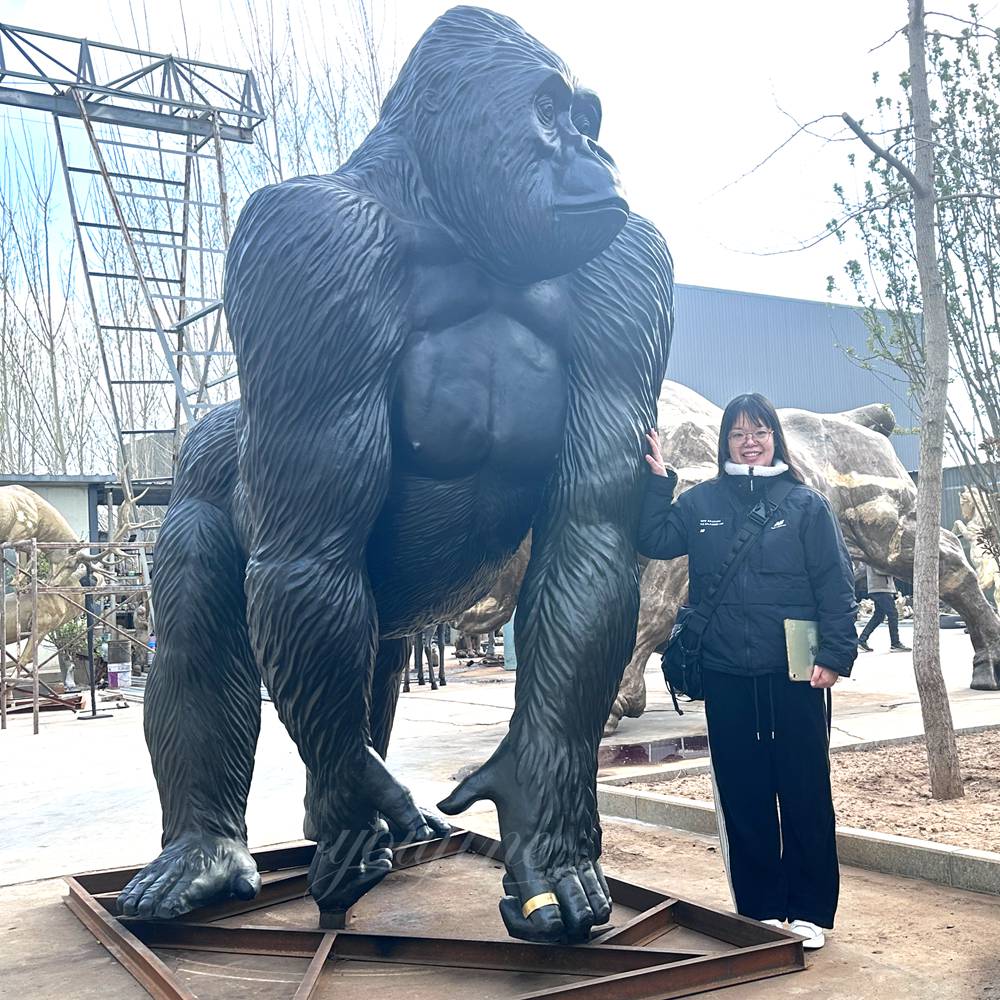 YouFine bronzes gallery Large gorilla sculpture