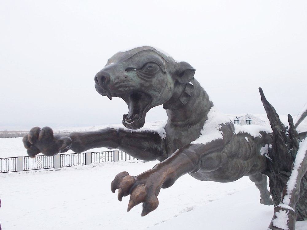 Royal Hunting Sculptures BFI-226 - Bronze Figure Sculpture - 5 custom group Royal Hunt sculpture in ground