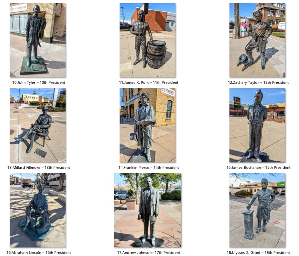 US President Statues are in Rapid City