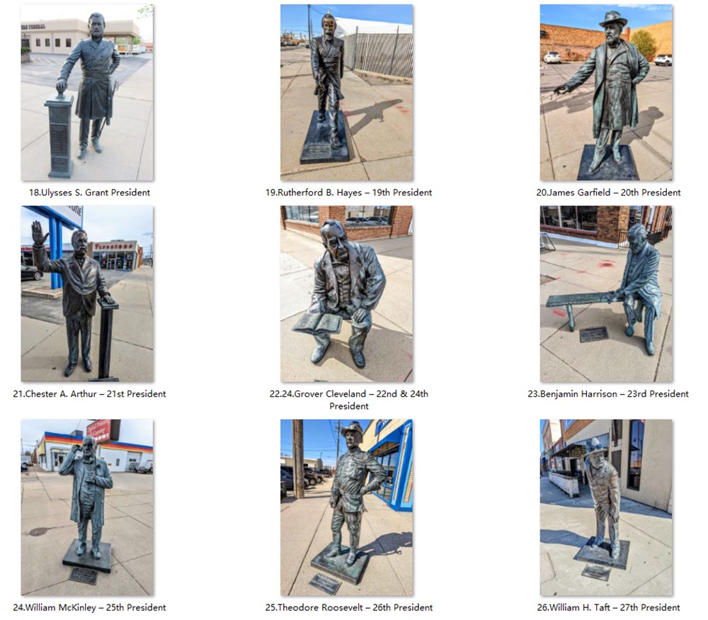 American President Statues are in Rapid City