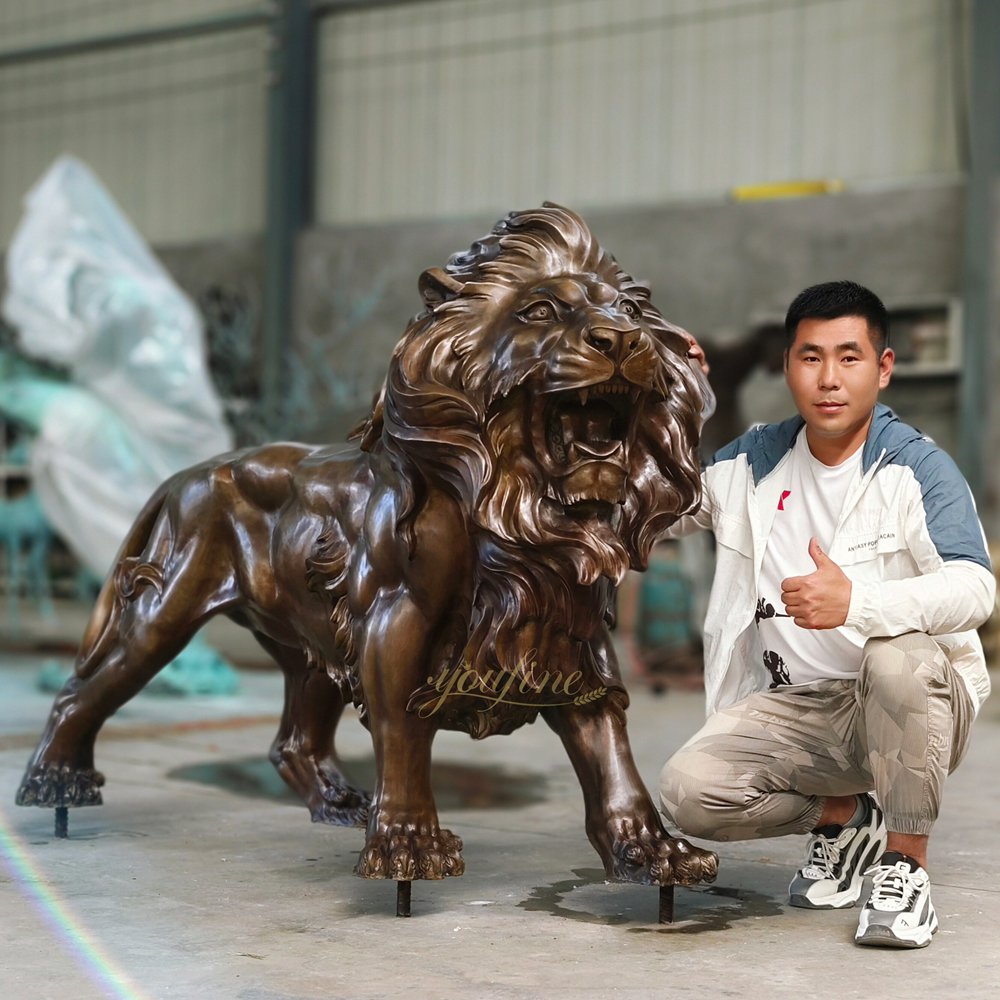 What does the Bronze Lion Mean? - Blog - 6 Majestic Sculptures of Walking Lions
