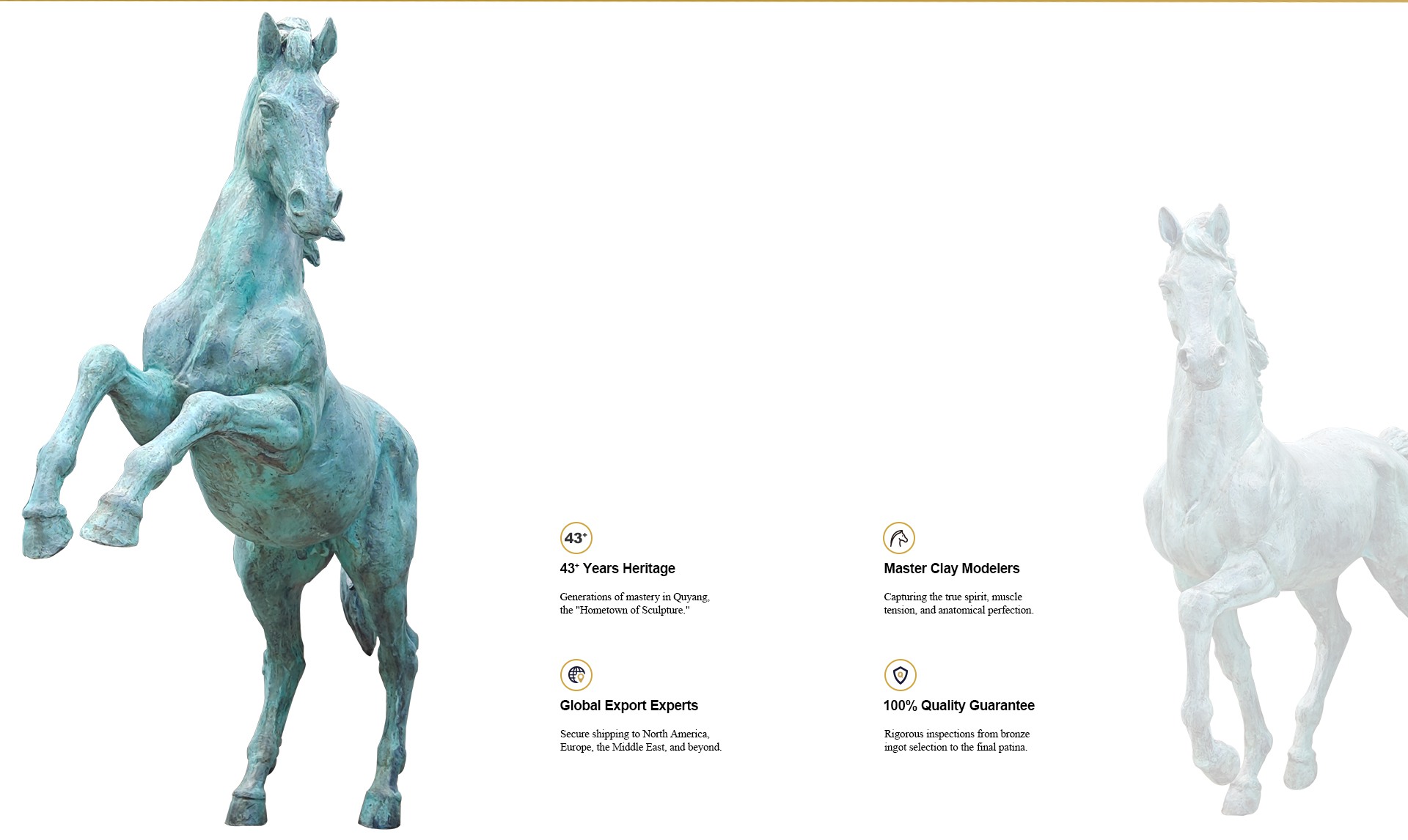 The Advantages of Life-Size Bronze Horse Statues