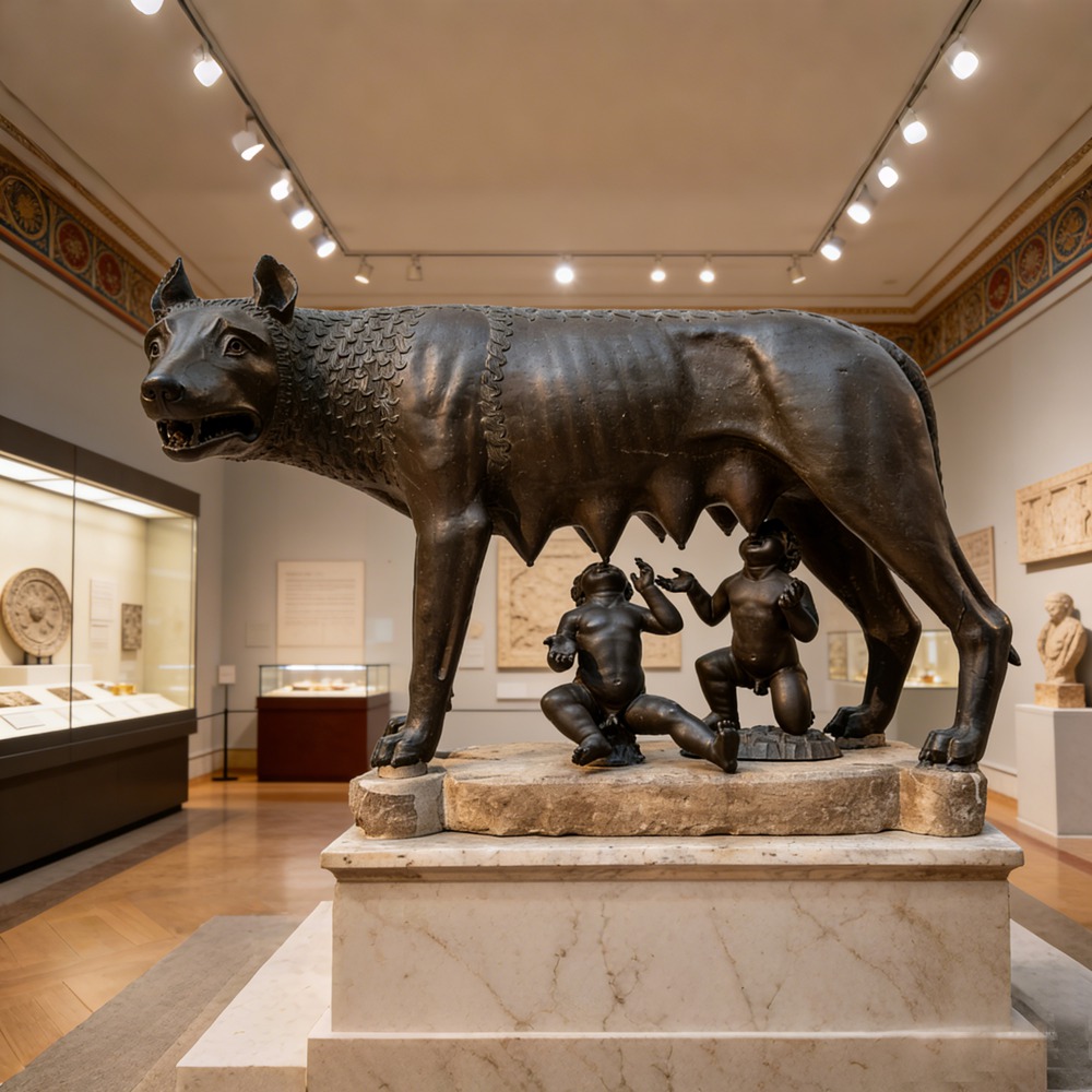 The Capitoline Wolf -- Symbol of Rome's founding myth