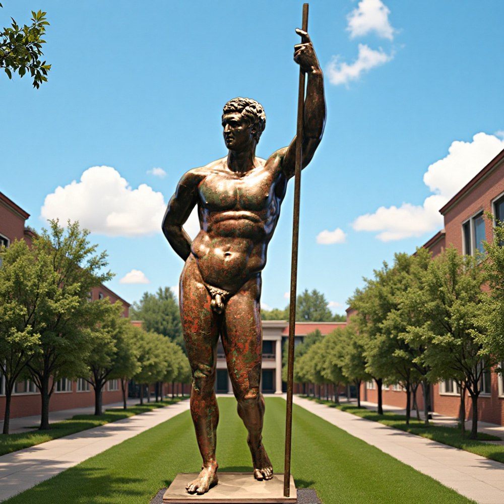 The Hellenistic Prince -- Bronze statue blending Hellenistic and Roman styles