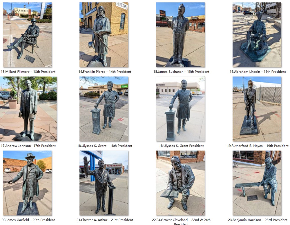 How Many President Statues are in Rapid City? - Blog - 2 bronze american president statue