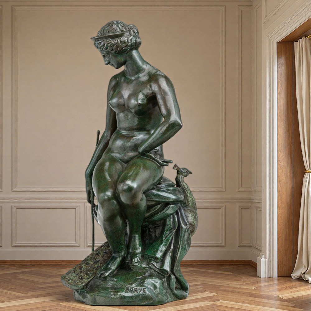 Bronze Juno Statue -- Goddess of Marriage and Family