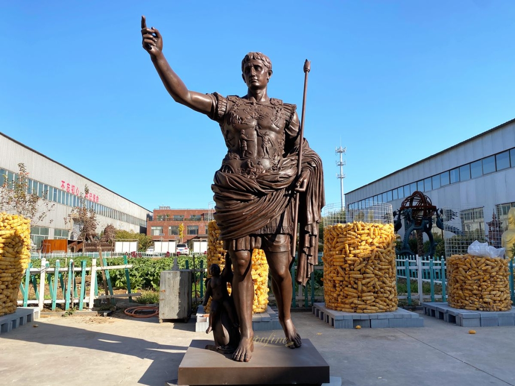 Large Caesar bronze sculpture -- custom commission by YouFine Bronzes Gallery