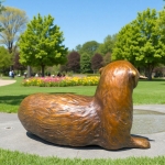 wildlife Bronze Statue Sea Otter