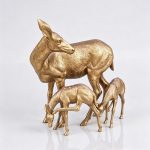 Doe and Fawn Statues