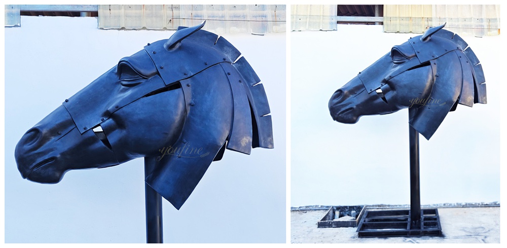 Giant Nic Fiddian Horse Head