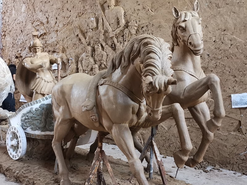 YouFine bronze sculpture finishing and patina application