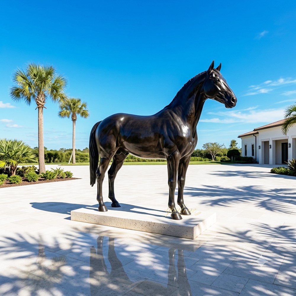 Horse Yard Statue at sea side