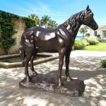Horse Yard Statue in garden