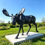 Life-size Moose Statue