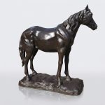 Life-size Standing Horse Yard Statue