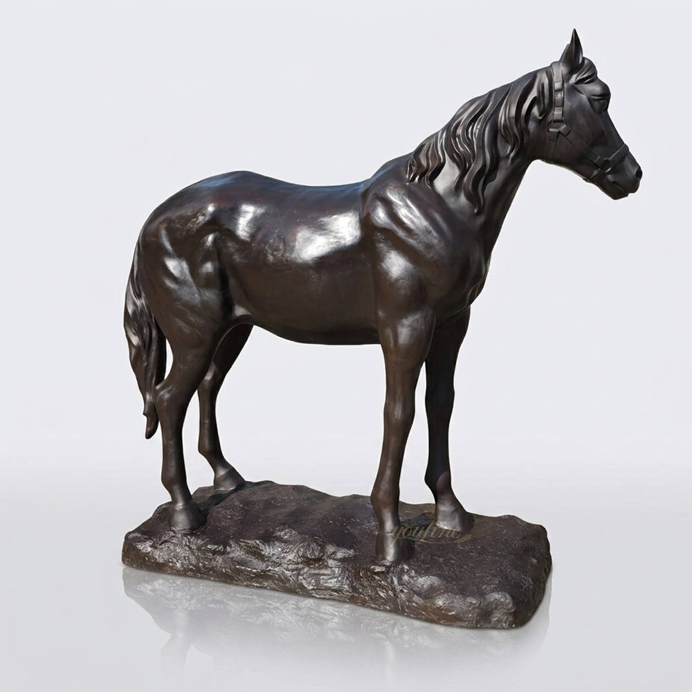 Life-size Standing Horse Yard Statue