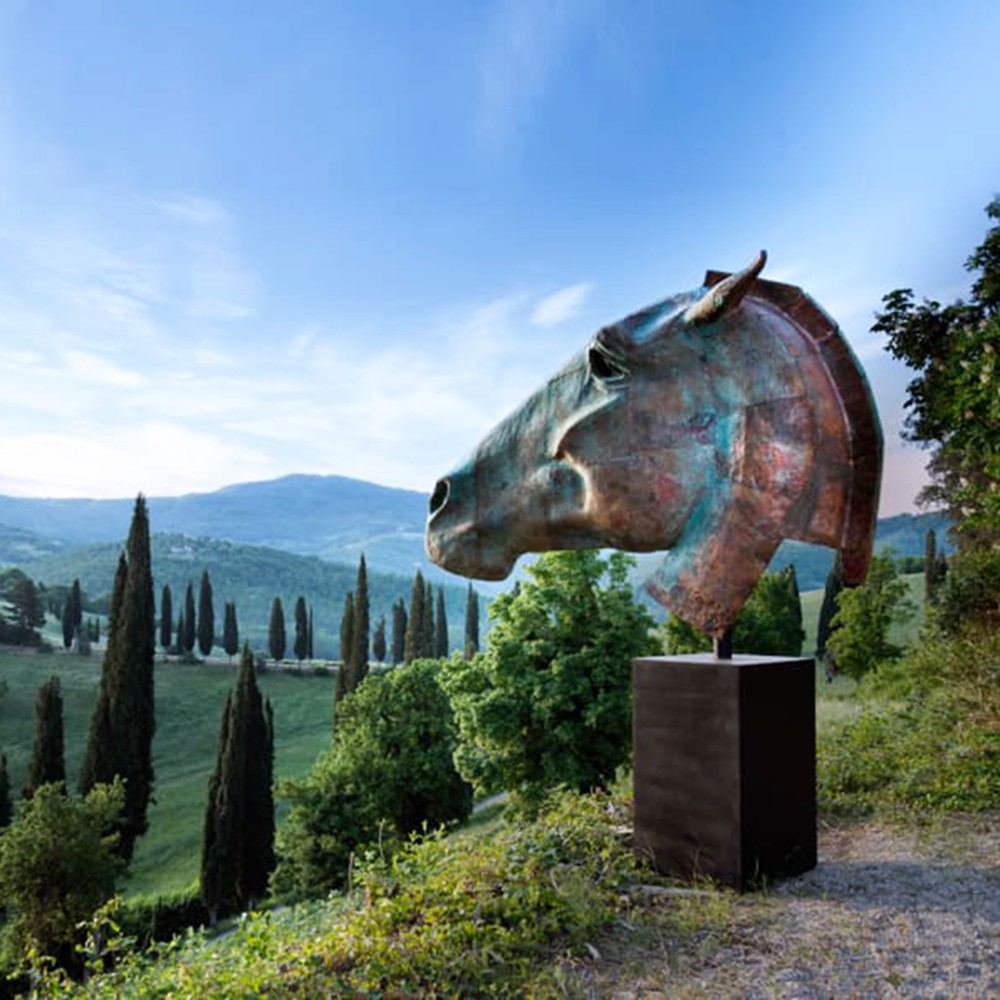 Nic Fiddian-Green Horse Head Monument