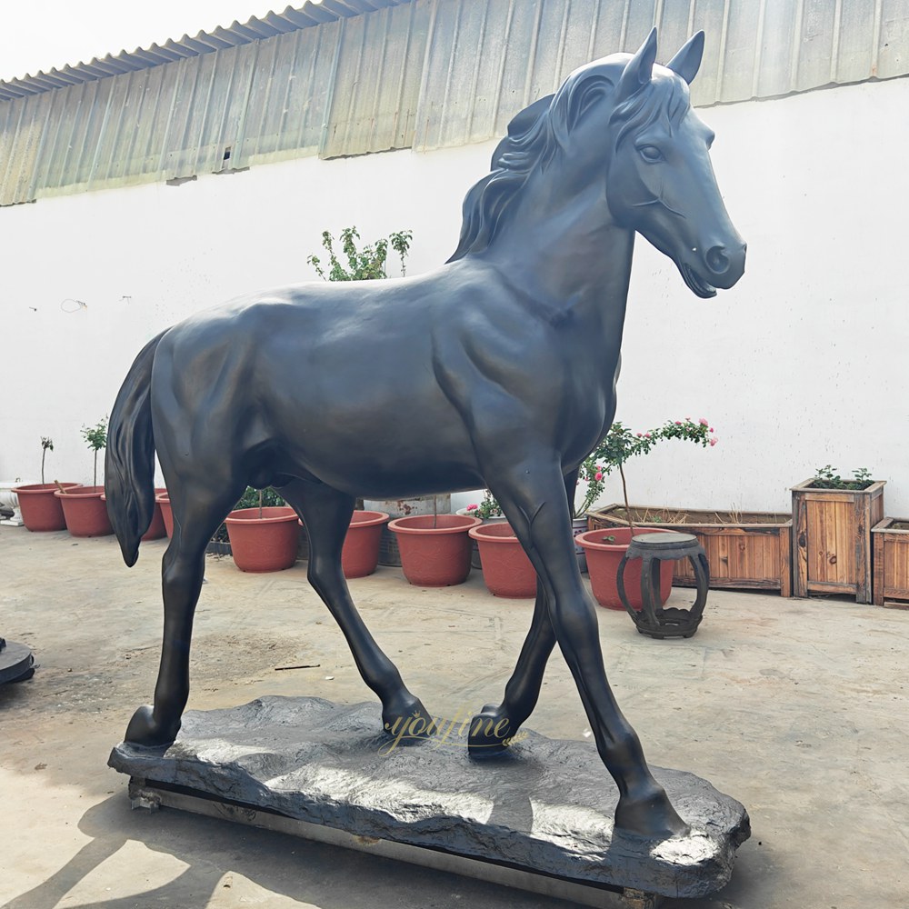 Standing Horse Statue in our factory