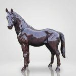 Standing Horse Yard Statue