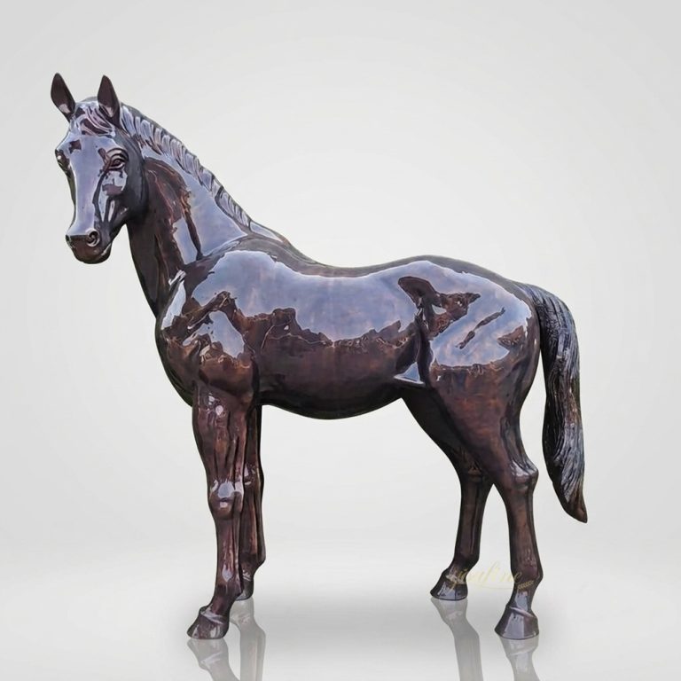 Standing Horse Yard Statue