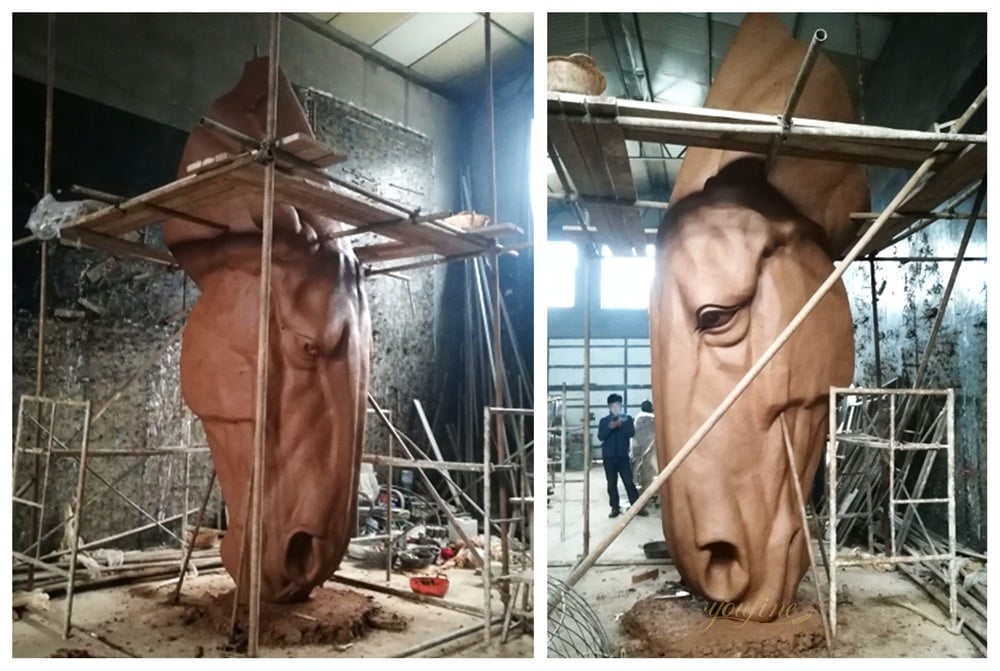 Still Water Horse Sculpture clay model
