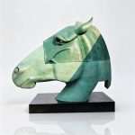 bronze Nic Fiddian-Green Horse Head