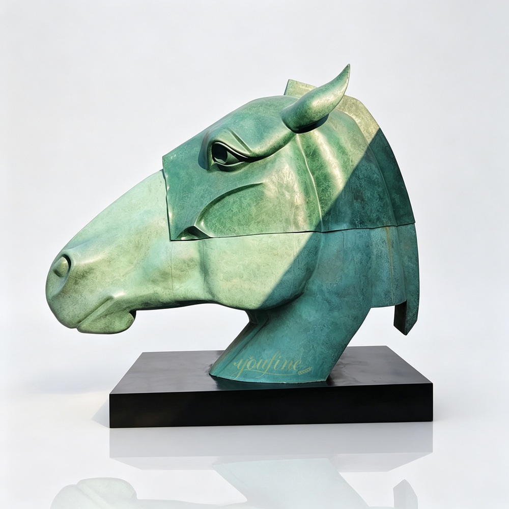 bronze Nic Fiddian-Green Horse Head