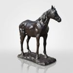 lifesize Horse Yard Statue in garden