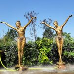 Bronze Ballerina Fountain