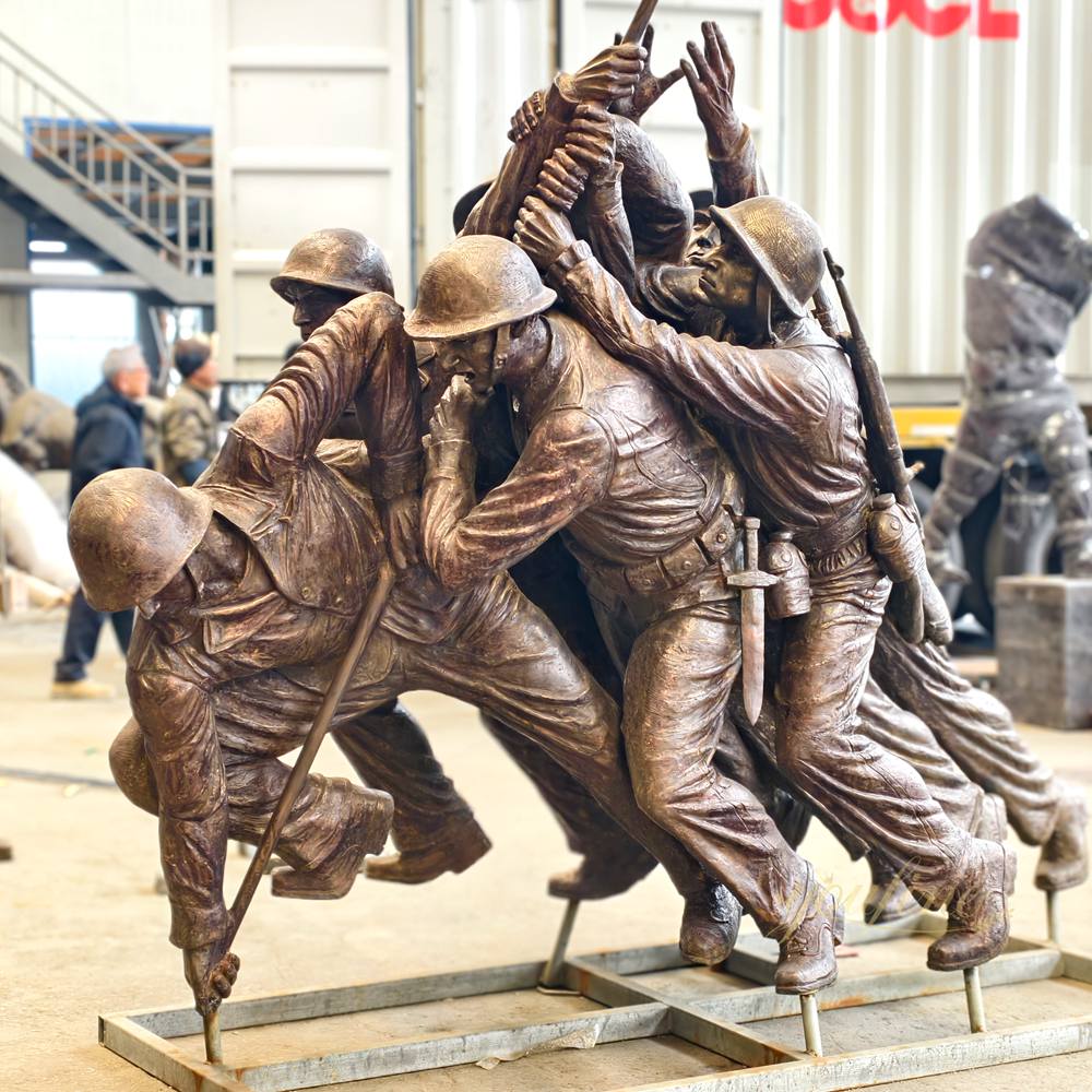 Military sculpture detail image 4