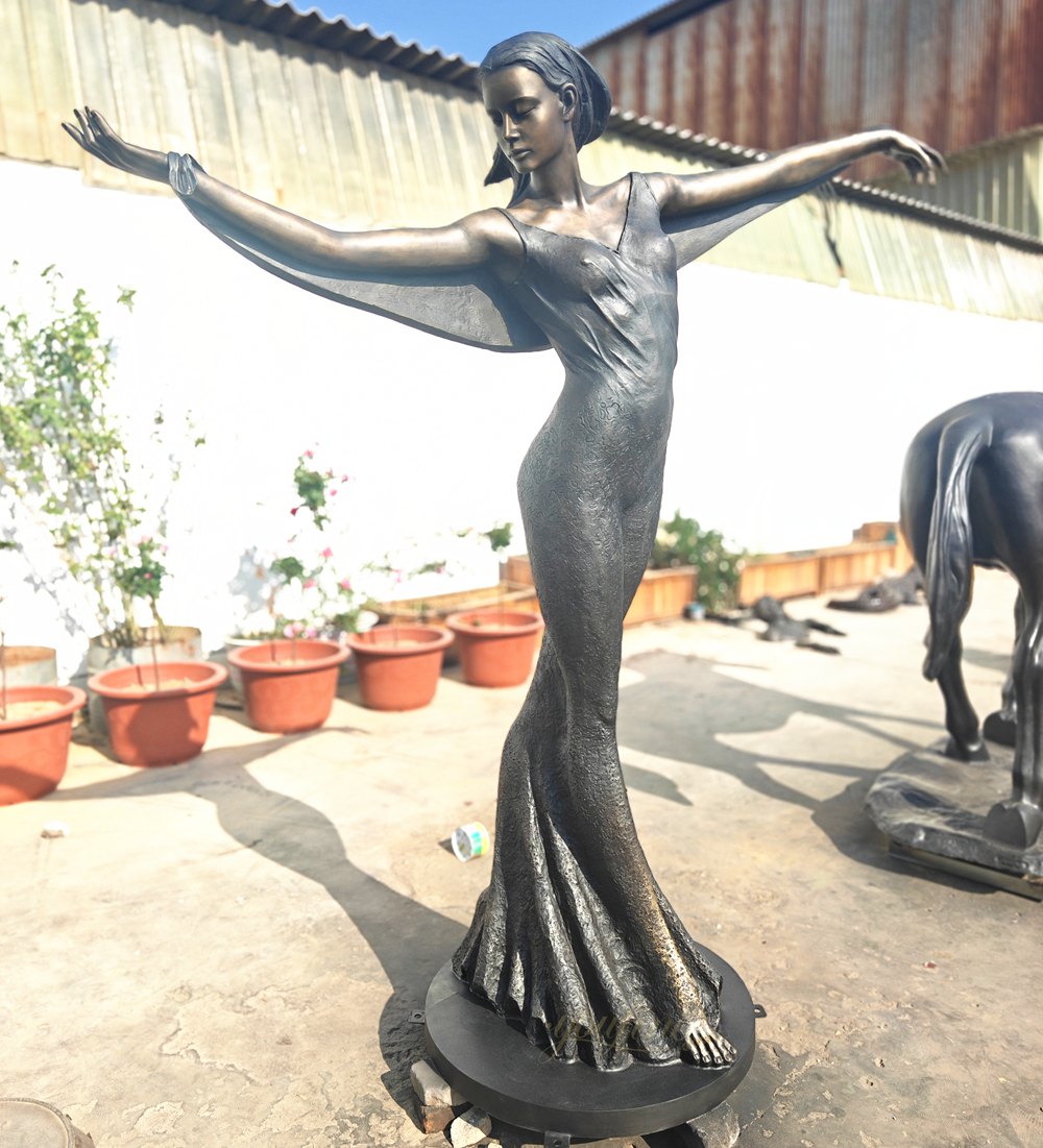 Large Bronze Ballerina Fountain in our factory
