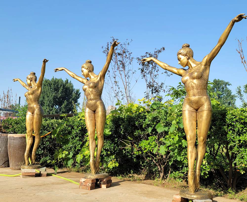 Large Bronze Ballerina Fountain