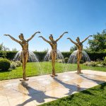 Large Bronze figure Ballerina Fountain