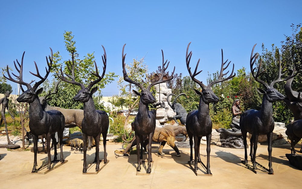 How to choose bronze deer statue supplier