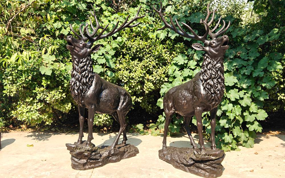 Deer sculpture symbolic meaning