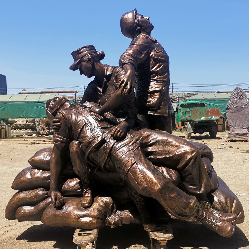 Military sculpture detail image 2