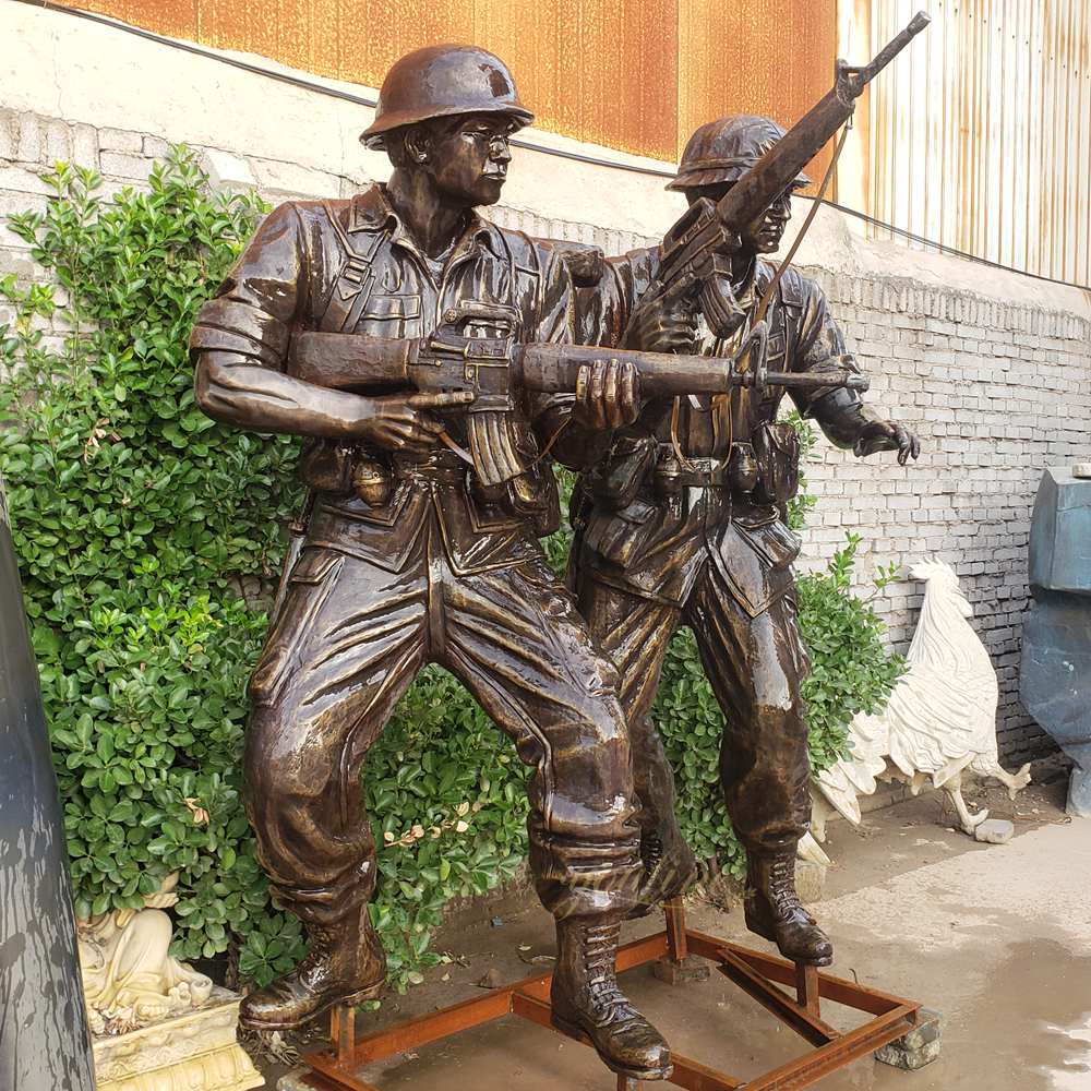 Military sculpture detail image 5