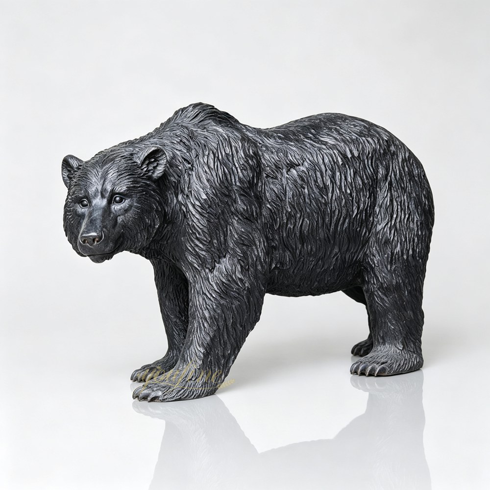 Life Size Walking American Black Bear Statue BOKK-02