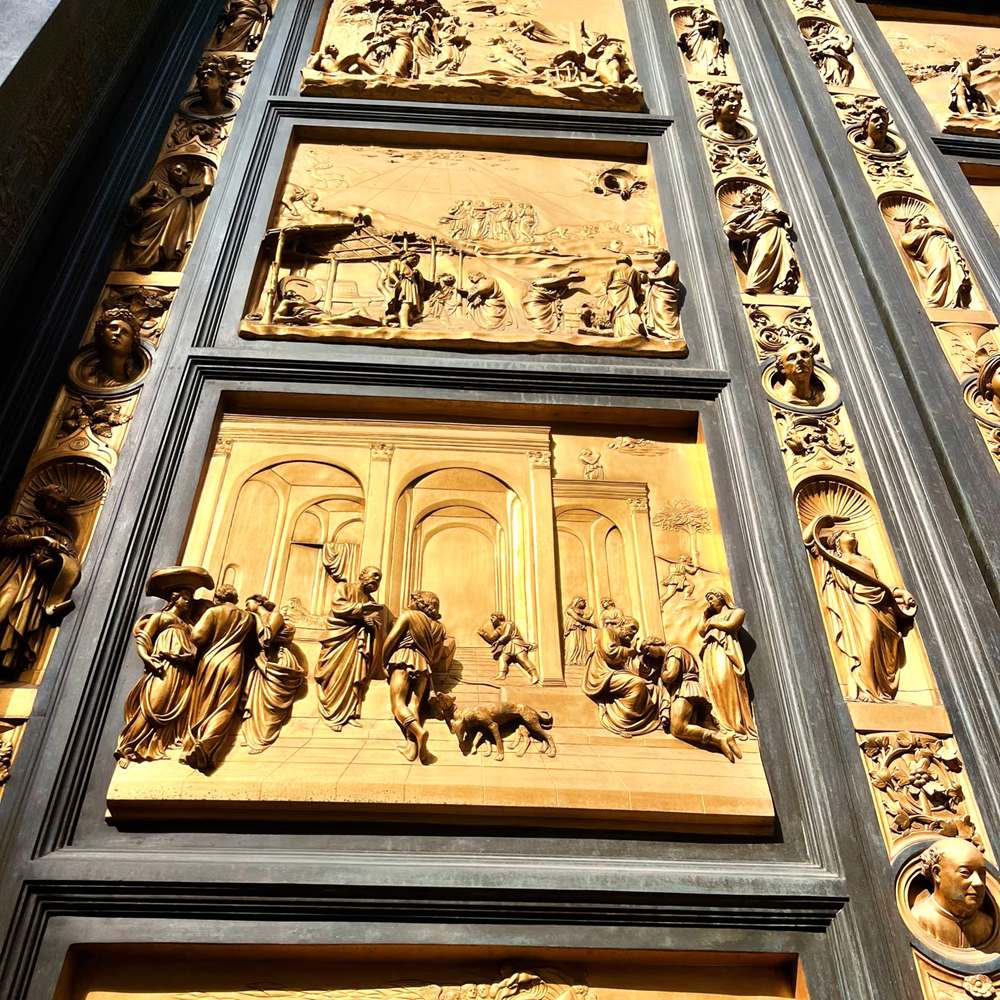 The Gates of Paradise detail