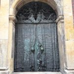 bronze door