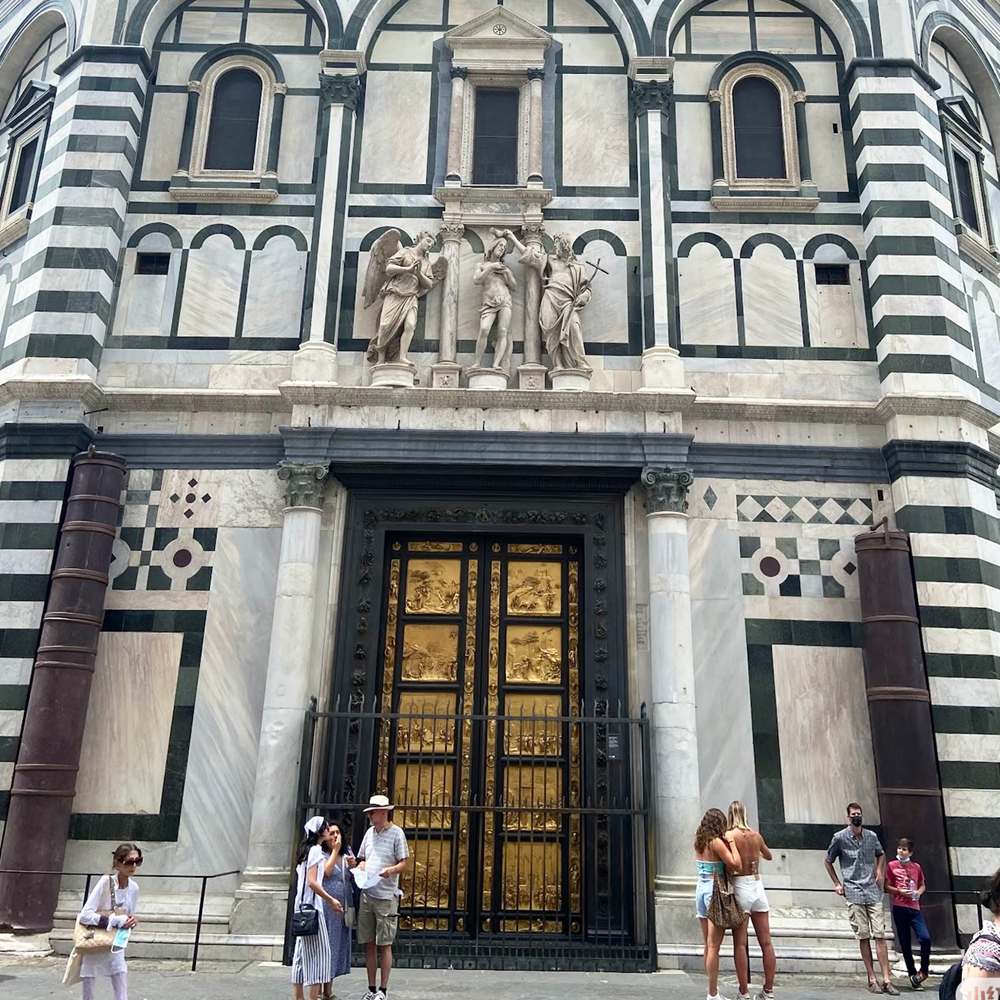 famous bronze door Gates of Paradise