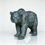 large bronze Black Bear