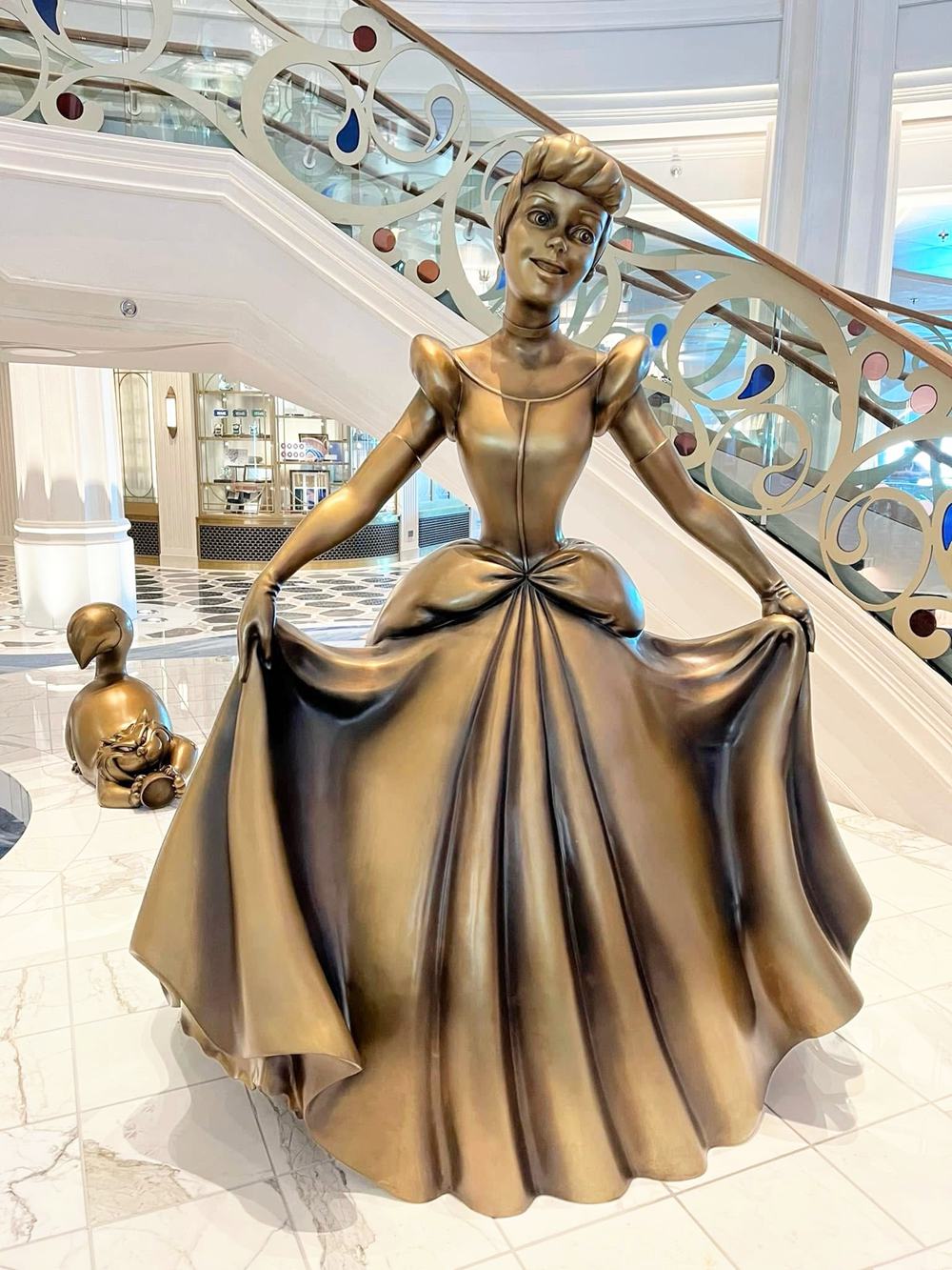 Life‑Size Bronze Cinderella Statue