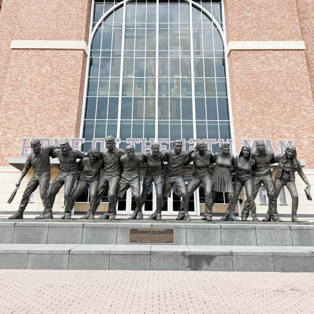 War Hymn Monument at Texas A and M University