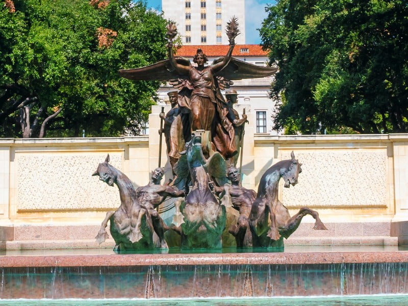 Campus Entrances bronze sculpture installation