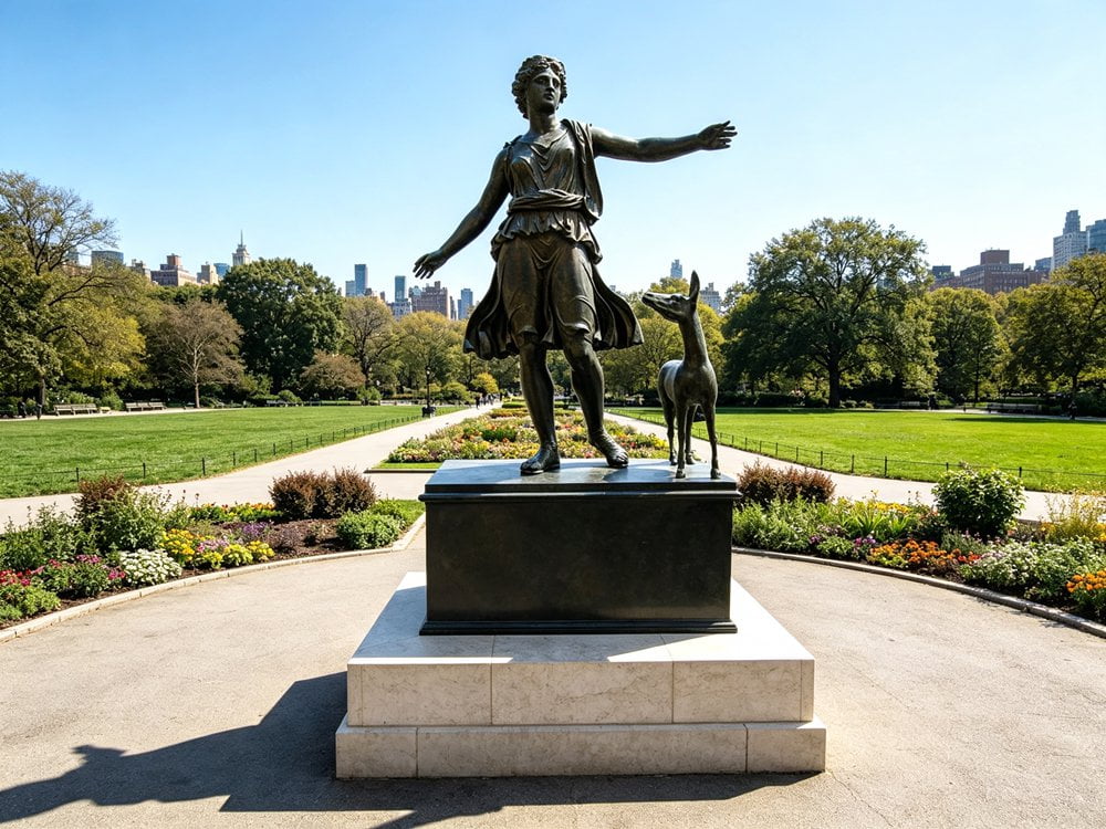 Bronze Artemis Statue