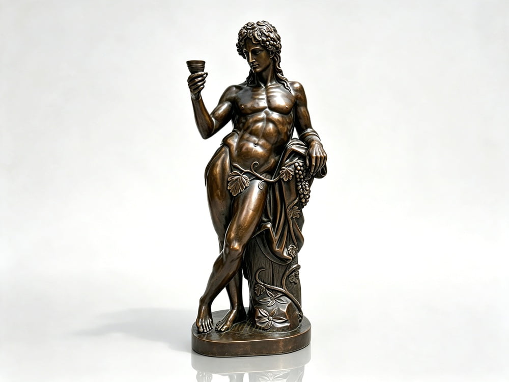 Bronze Dionysus Statue