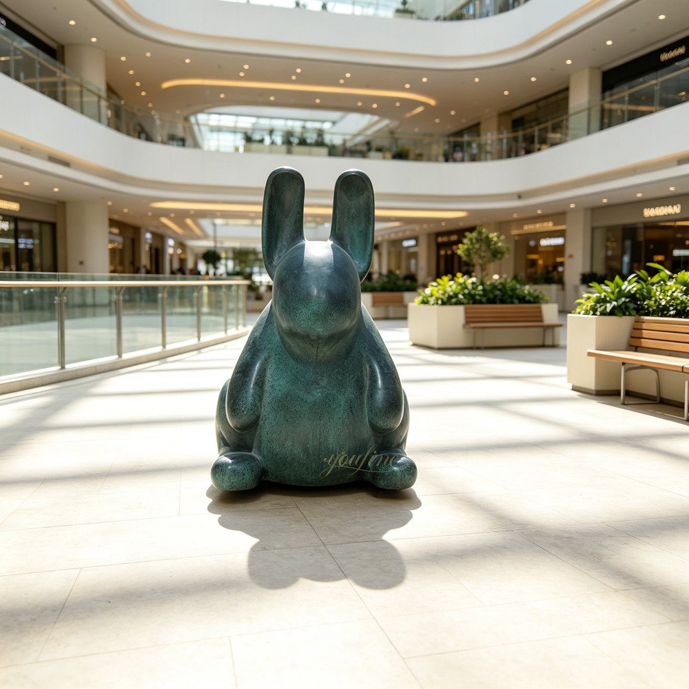 extra large Rabbit Statue for Shopping Mall Interior Decor