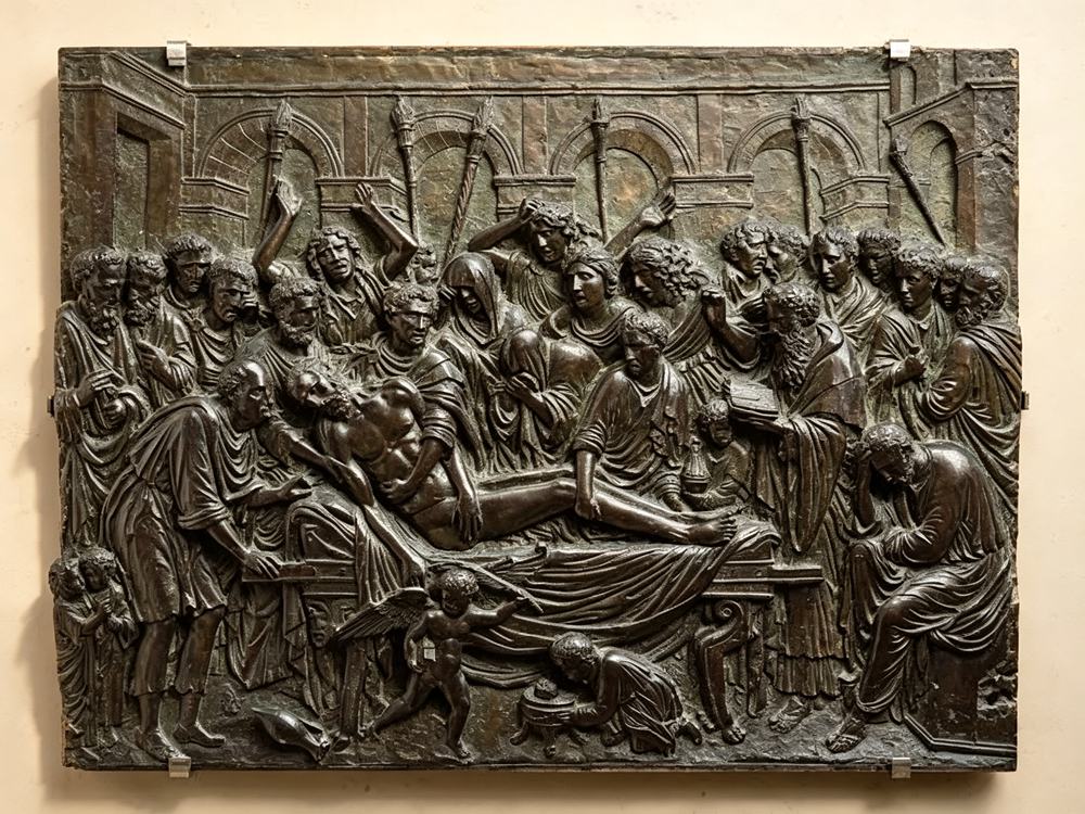 Renaissance Andrea Briosco Della Torre Monument Death relief sculpture