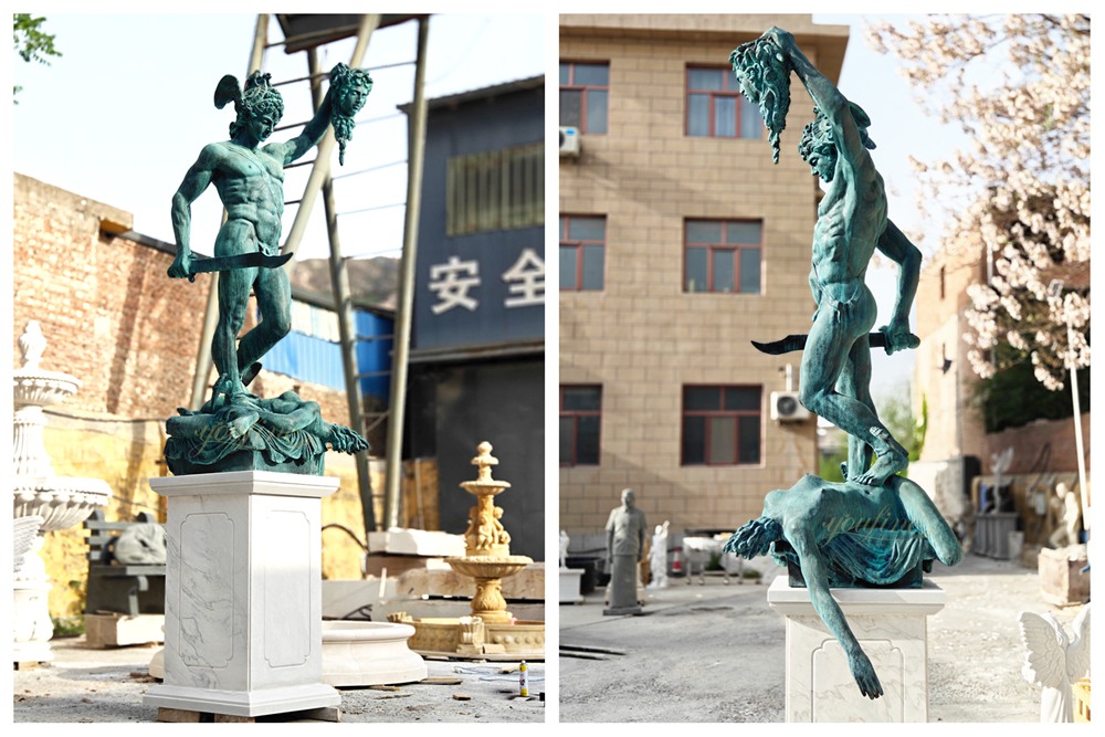 Bronze Perseus and Medusa Statue